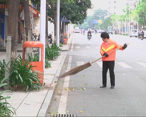 我镇城市环境卫生管理亮点突出