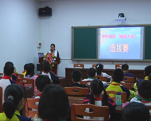 我镇举行小学生“中国成语大会”选拔赛