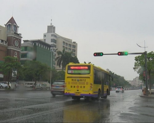 暴雨来袭 我镇并未出现“水浸街”现象