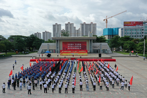 望牛墩平安建设“万人参与”活动正式启动  万人接力签名点赞“平安建设”