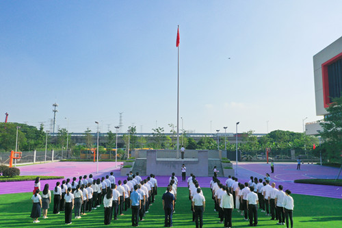 祝福祖国！望牛墩镇举行升国旗仪式