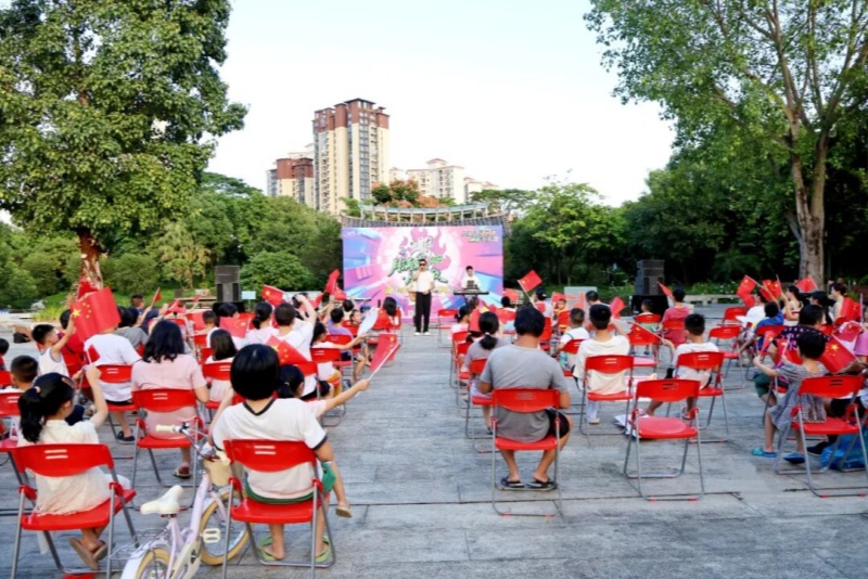 全域文明｜望牛墩镇“月满城・乐致敬 —— 献给建设者火柴盒中秋音乐会”唱响团圆！