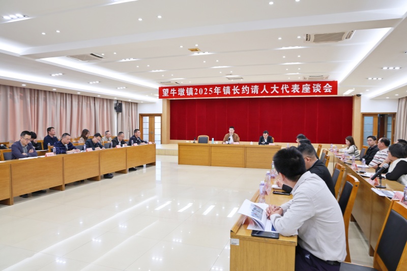 纳良策、促发展！望牛墩镇召开镇长约请人大代表座谈会