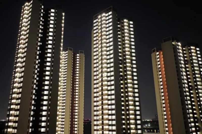 向幸福“家”速！望牛墩下漕城中村改造项目安置房二期亮灯调试