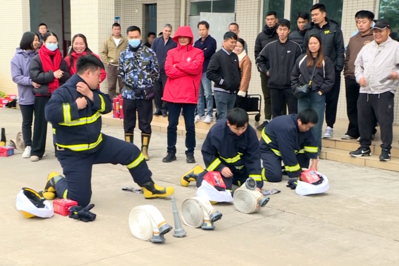 以比促学 以练备战 望牛墩镇开展教育系统微型消防站人员大比武活动