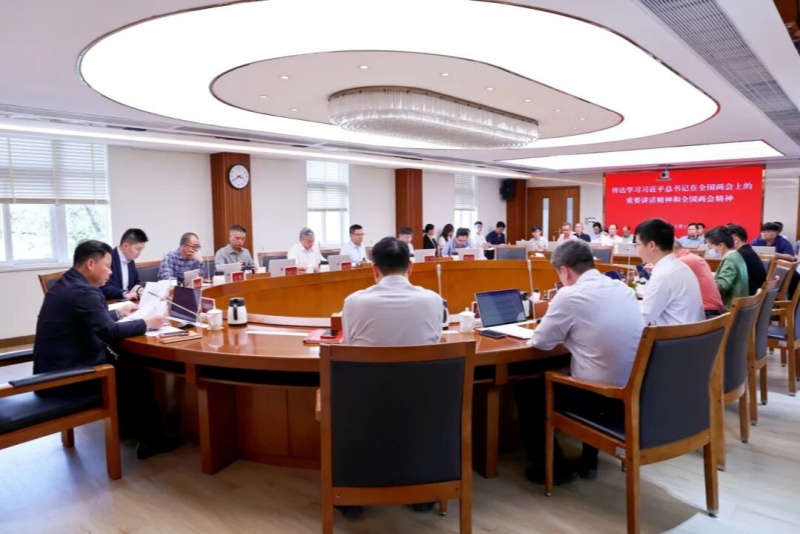 望牛墩镇召开党委会议 传达学习习近平总书记在全国两会上的重要讲话精神和全国两会精神