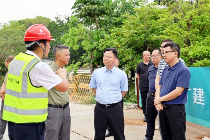 望牛墩镇领导督导三防工作  坚决筑牢防汛安全防线