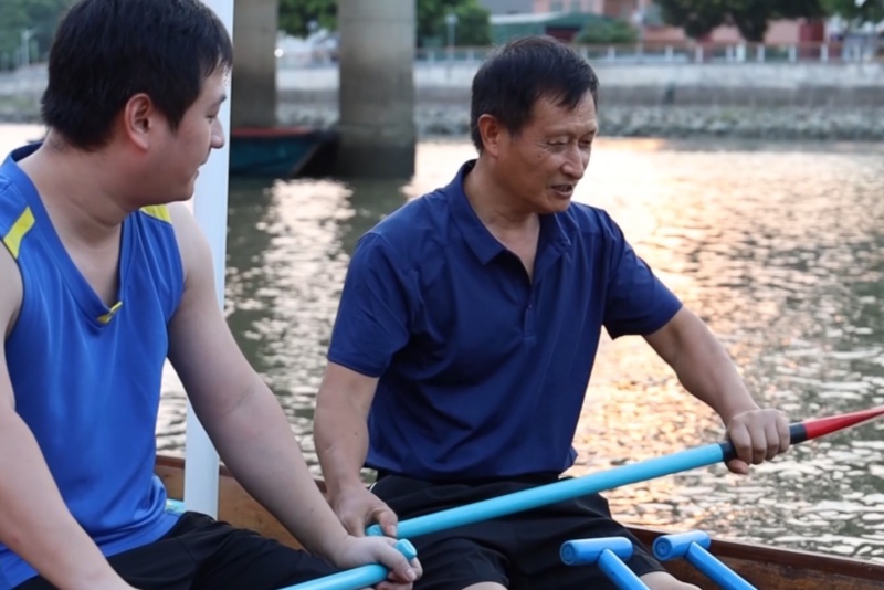 潮涌望溪｜一艘龙舟两代人 父子搭档逐浪前行