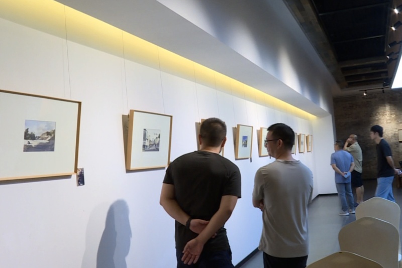 《一枕乡山&mdash;&mdash;曾雷水彩画新作展》在茂春美术馆开幕