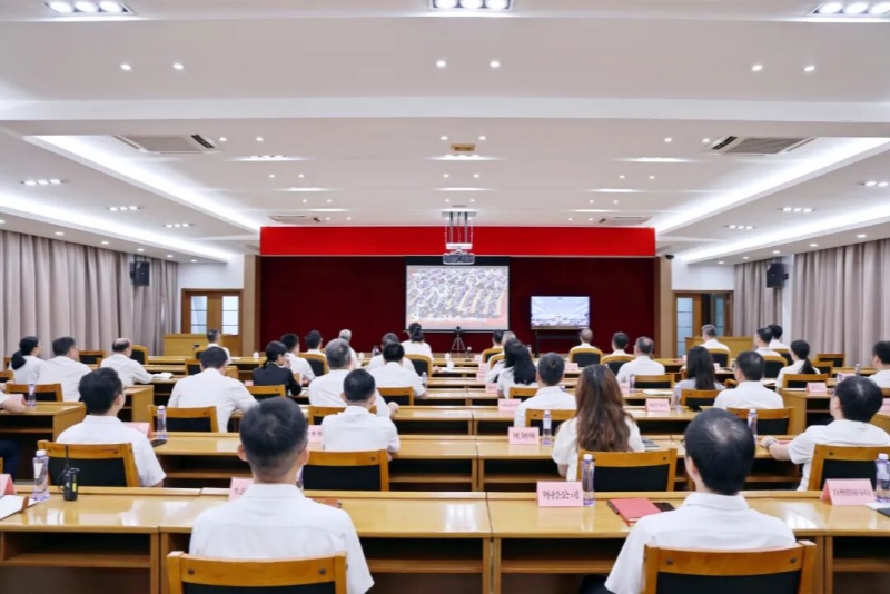 望牛墩镇组织集中收听收看庆祝中国共产党成立 105 周年大会实况直播